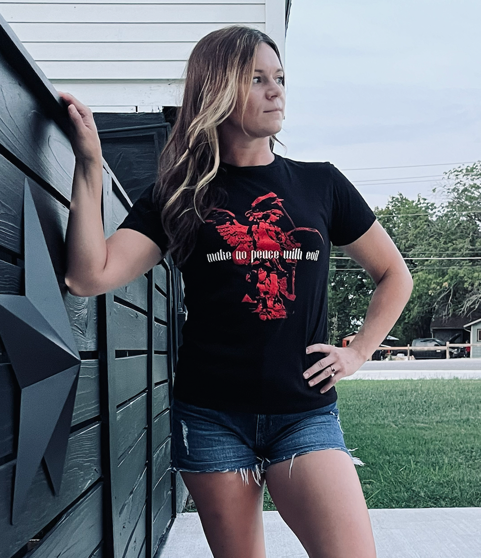 Make No Peace with Evil - T shirt