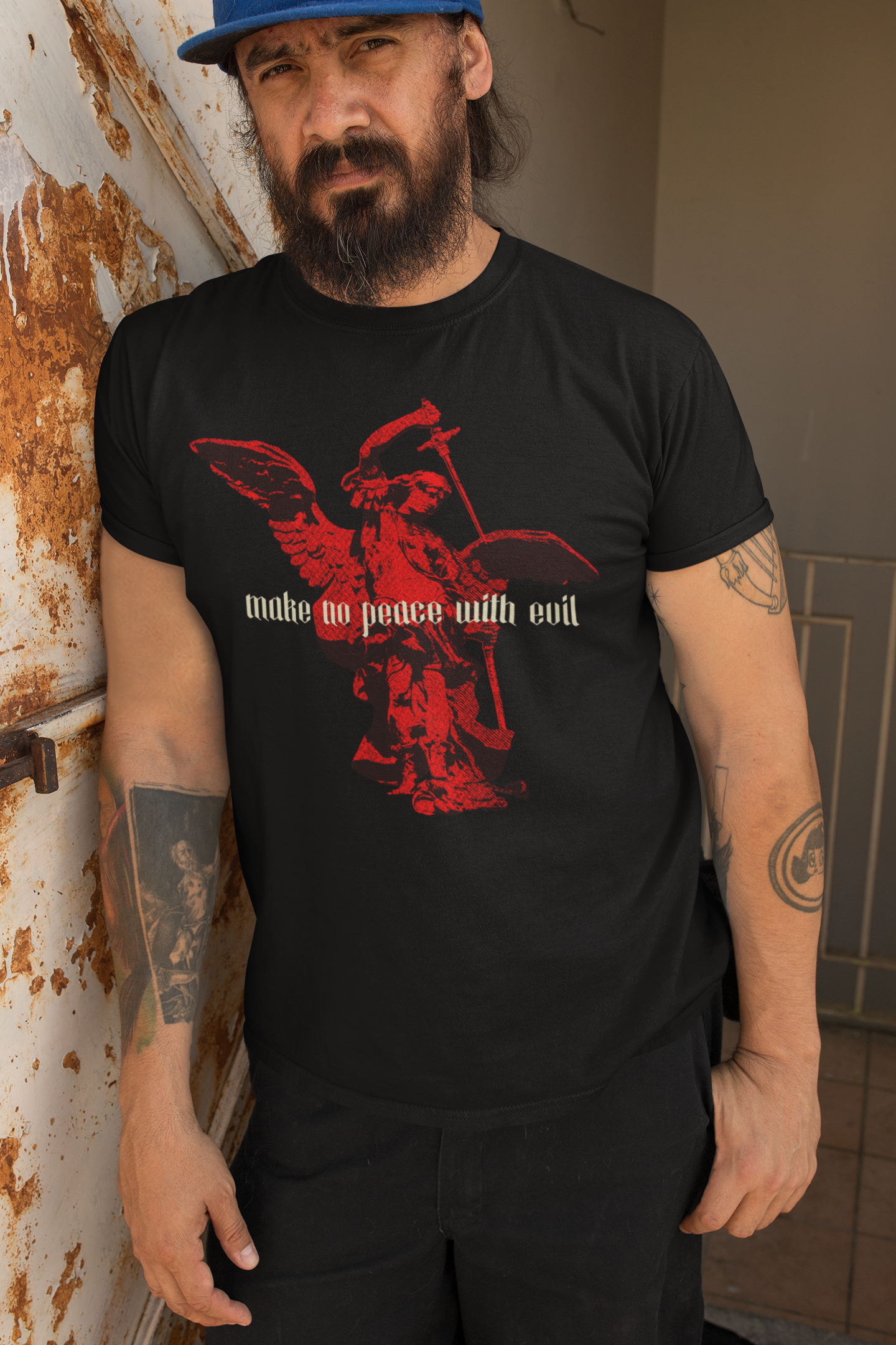 Make No Peace with Evil - T shirt