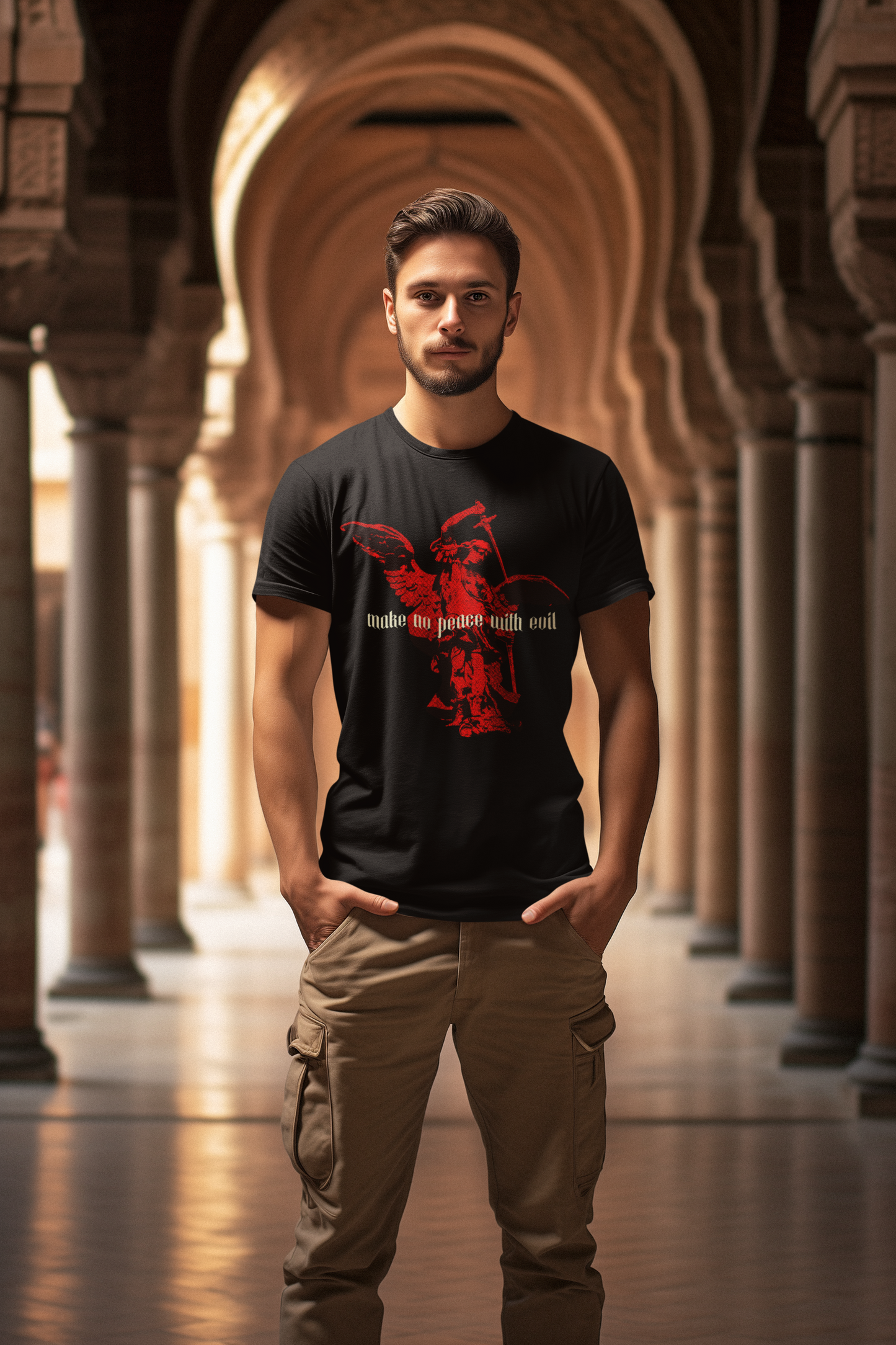Make No Peace with Evil - T shirt